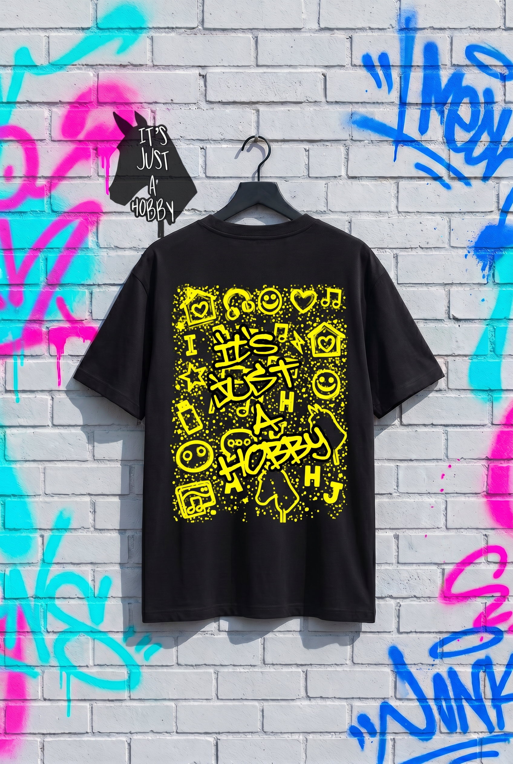 YELLOW / BLACK GRAFFITI